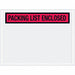 Packing List Envelope Red PK1000