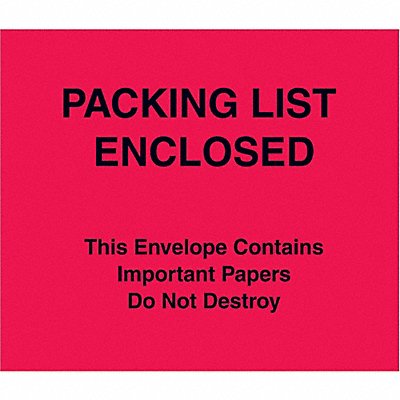 Packing List Envelopes PK 1000