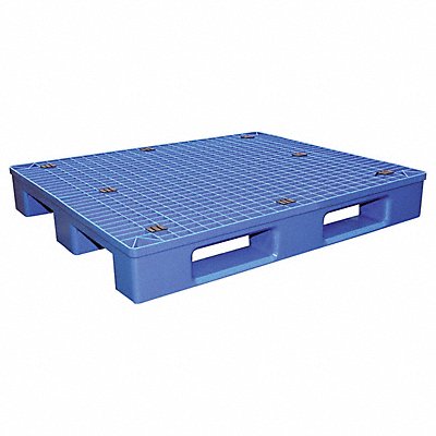 Blue Plastic Pallet 4400 lb 48 x 40