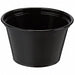 Disposable Portion Cup 4 oz Black PK2400