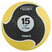 Rhino Elite Medicine Ball 15lb Yellow