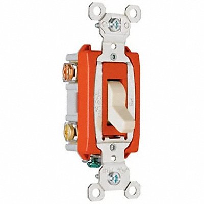 Wall Switch Ivory 20 A Back Side 3-Way