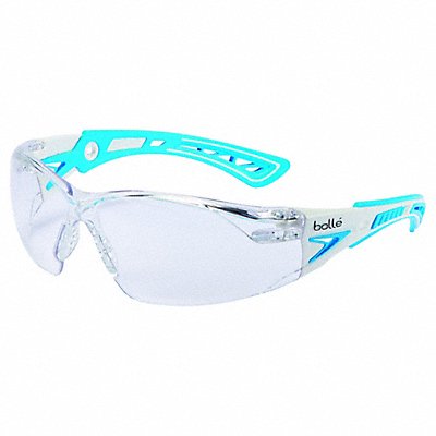 Safety Glasses M Blue White Clear