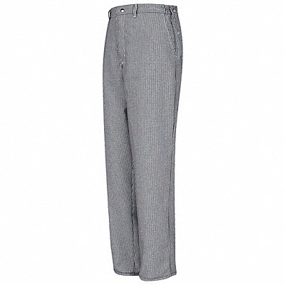 Mns Bk/Wht Chk Cook Pant