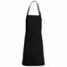 Black Bib Apron W/Pkt