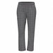 Chef Pant L Black Plaid/Gray