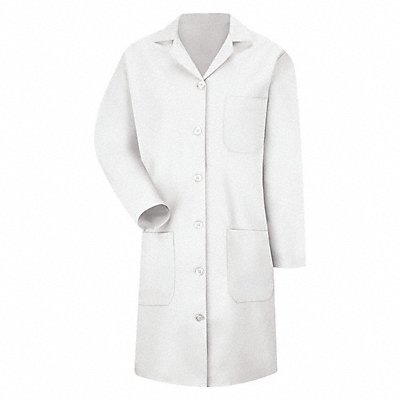 Lab Coat S White 38-1/4 in L