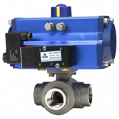 Ball Valve 3/4 In Double Acting SS