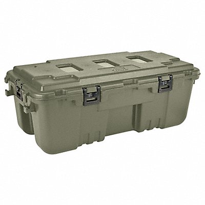 Storage Trunk Green Plastic 27 gal