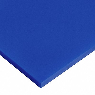 Rectangle UHMWPE 1 x36 0.25 T Blue Opaq