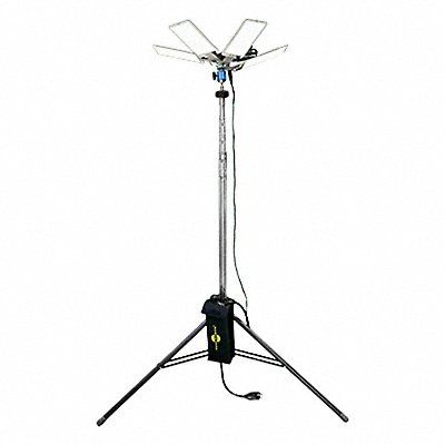 Free-Standing Temporary Job Site Lights