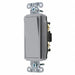 Wall Switch Gray 15A Back Side SnglPole