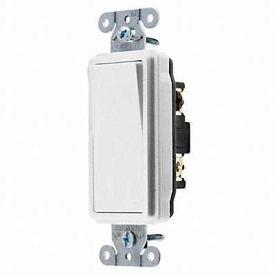 Wall Switch White 15 A Back Side 3-Way