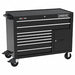 Rolling Tool Cabinet Black Gloss Finish