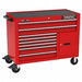 Rolling Tool Cabinet Red Gloss Finish