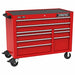 Rolling Tool Cabinet Red Gloss Finish