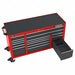 Rolling Tool Cabinet Gray/Red 16 Drawers