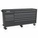 Rolling Tool Cabinet Black Matte Finish