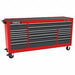 Rolling Tool Cabinet Gray/Red 21 Drawers