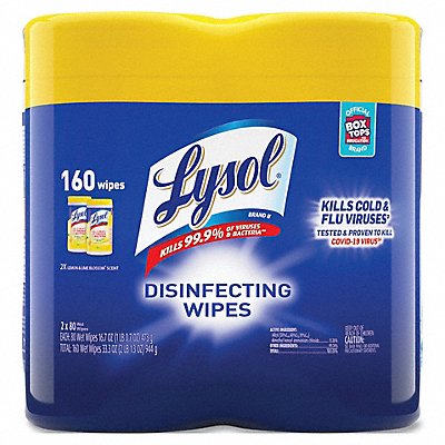 Disinfecting Wipes Canister 80 PK2