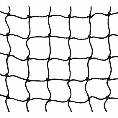 Heavy duty knotted nylon rack net panel