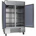 Refrigerator Silver 84-1/4 in Overal H