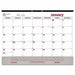 Monthly Desk Pad Calendar 22x17 Whit