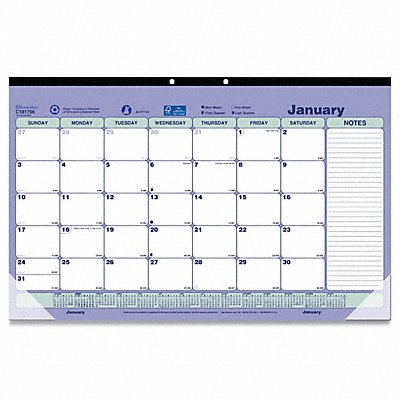 Monthly Desk Pad Calendar