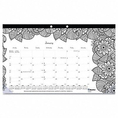 Desk Pad Calendar 17-3/4 x 10-7/8 