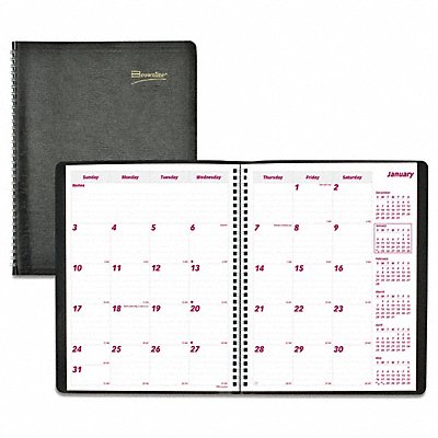 Monthly Planner 11 x8-1/2 Black