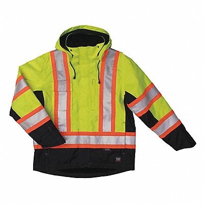 Lined Jacket Mens 3XL Hi-Vis Grn