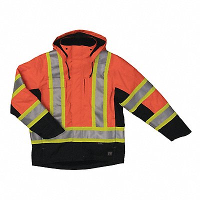 Hi-Vis Parka Flo Orange XL Size