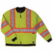 Hi-Vis Jacket Polyester Flo Green 2X