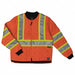 Hi-Vis Jacket Polyester Flo Orange 3X