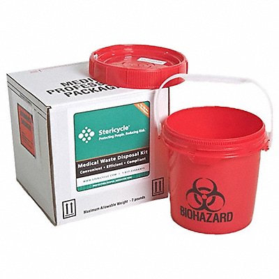 Reg Med Waste Mailback System 1 Gal