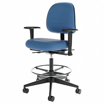 Task Chair Poly Blue 23 to 33 Seat Ht