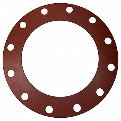 Red Rubber Full Face 1/8 Thick 12 