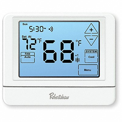 Digital WiFi Wall Thermostat White 24VAC