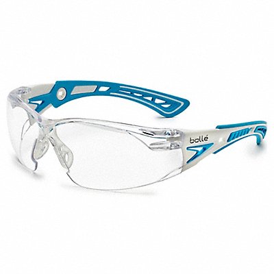 Safety Glasses S Blue White Clear