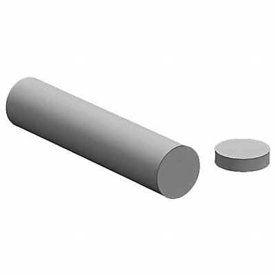 Carbon Steel Rod 6 ft L 2 1/2 in Dia.