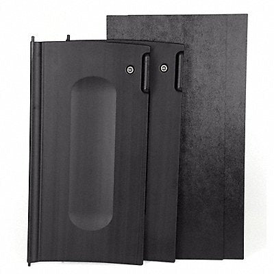 Janitorial Locking Door Kit 16.25 L Blk