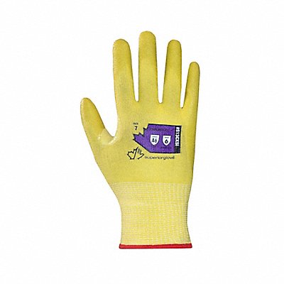 Work Gloves Nitrile XL Yellow/Yellow PR