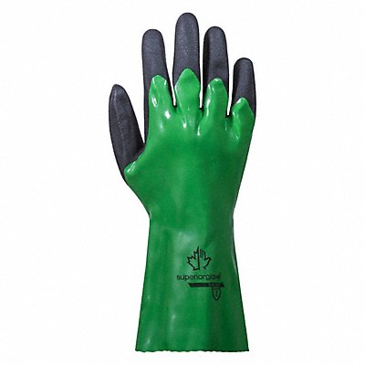 CHEMSTOP PVC GLOVE. NITRILE PALM PK12