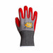 Work Gloves Nitrile M Red/Gray PR