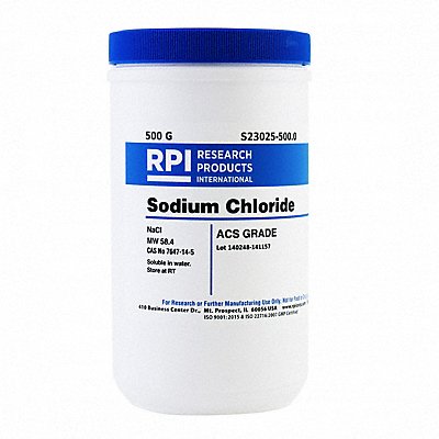 Sodium Chloride ACS Grade 500g