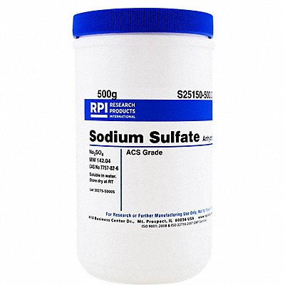 Sodium Sulfate Anhydrous 500g