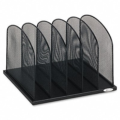 Organizer Vertical 5 Sections Black