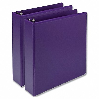 3-Ring Binder 2 Purple PK2