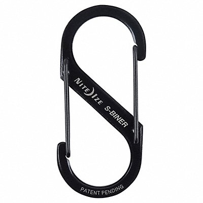 Double Gated Carabiner 2-5/8 in Black