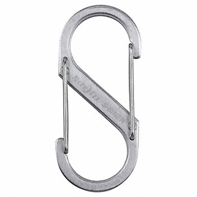 Double Gated Carabiner 2-5/8 in Silver